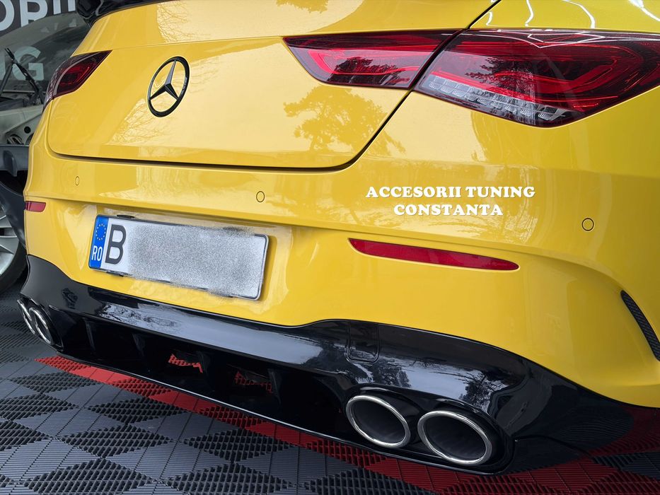 Difuzor Bara Spate cu Ornamente Evacuare - Mercedes CLA W118