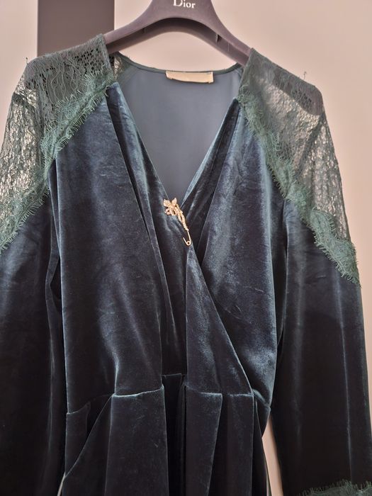 Бархатное платье