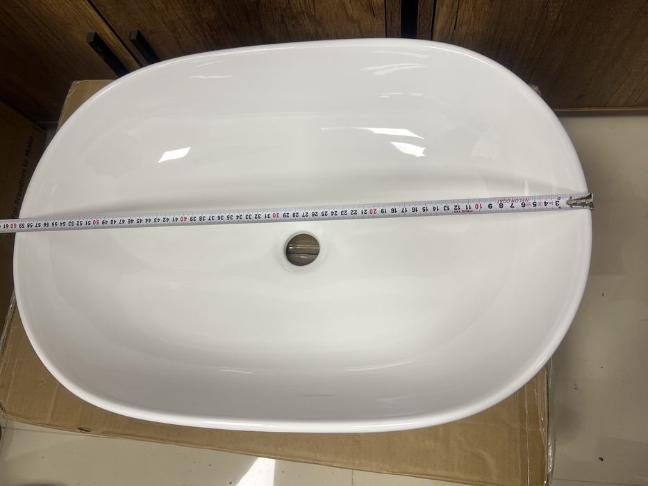 60x42x14cm Nou Chiuveta Baie pe Blat Ceramica Lavoar