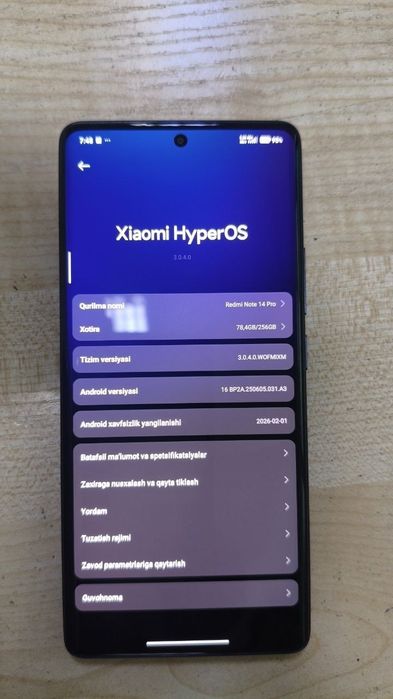 Redmi note 14 pro 4g