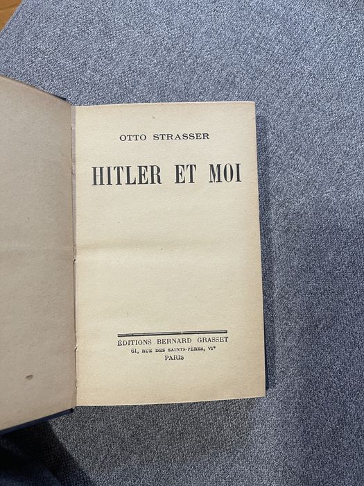 Hitler et Moi - OTTO STRASSER 1940