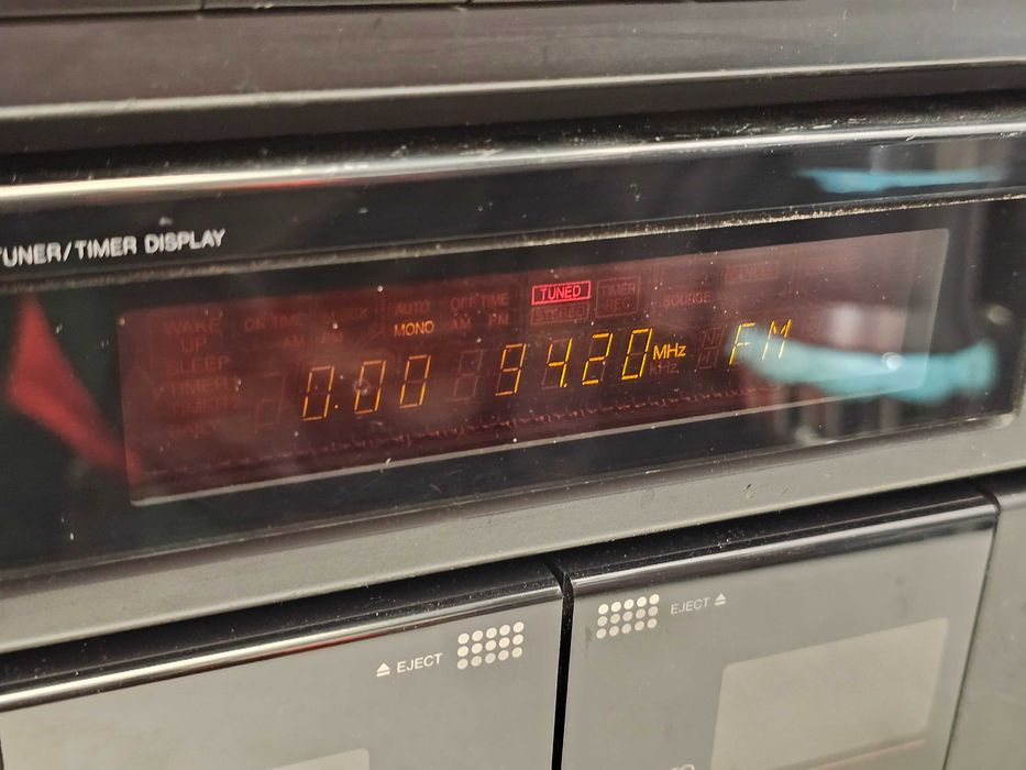 Sistem Audio Hi-Fi JVC MX-1L - CD Player, Dublu Cassette, Tuner, Boxe Bi-Wiring SP-MX1BKE Combina JVC