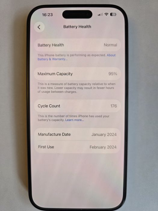 Iphone 15 pro 256GB Blue Titanium