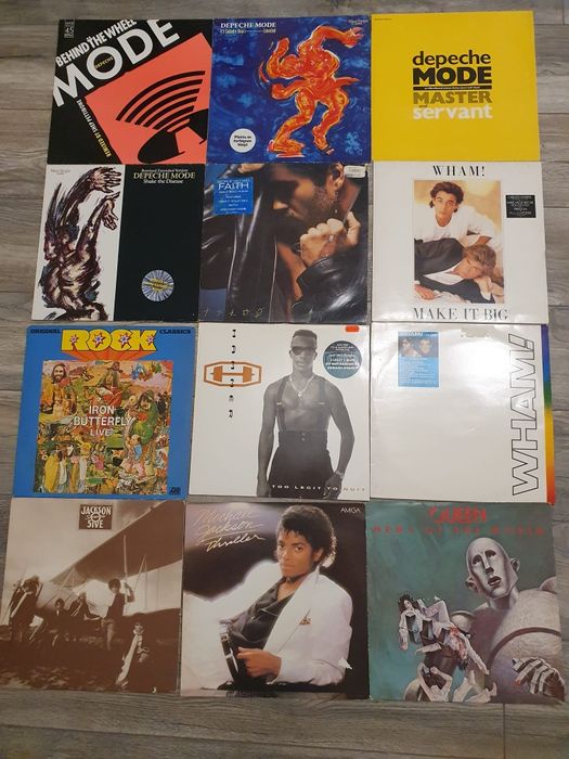 Discuri vinil Depeche Mode,George  Michael,Wham,Michael Jackson, Jackson 5 etc