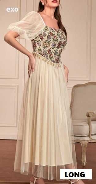 Бяла рокля дантела, Бяла рокля, Официална рокля пайети, Елегантна рокл