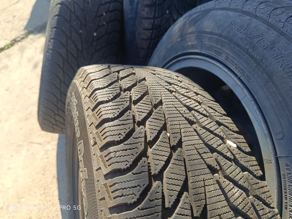 2бр джанти 15 4х108 със зимни гуми Кордиант 195 65 15 от ауди 80 б4