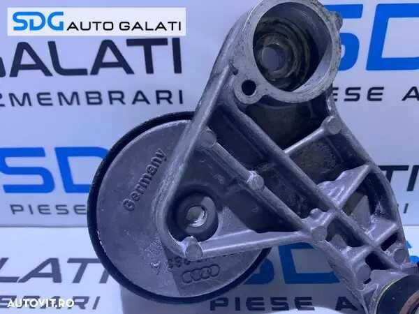 Suport Rola Intinzatoare Curea Alternator cu Telescop Amortizor Audi A6 C5 2.5TDI V6 1998 - 2005 Cod 059145283A