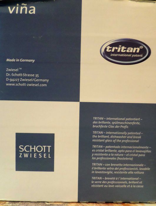 Най-здравите чаши от Тритан титанов кристал Schott Zwiesel