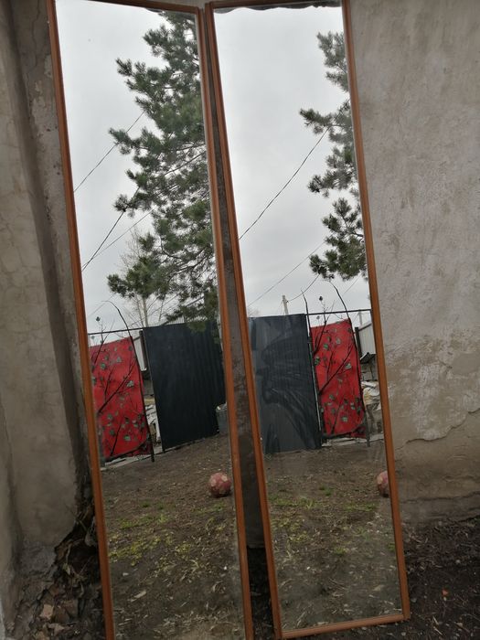 Два зеркала от шкафа.