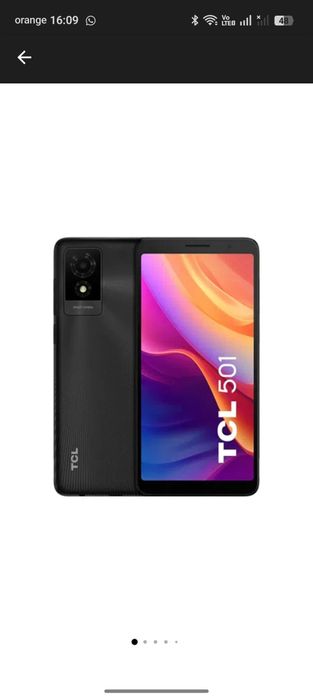 Telefon mobil TCL 501, 2GB RAM, 32GB, 4G, Prime Black