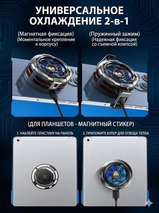 Кулер для телефона memo cx08