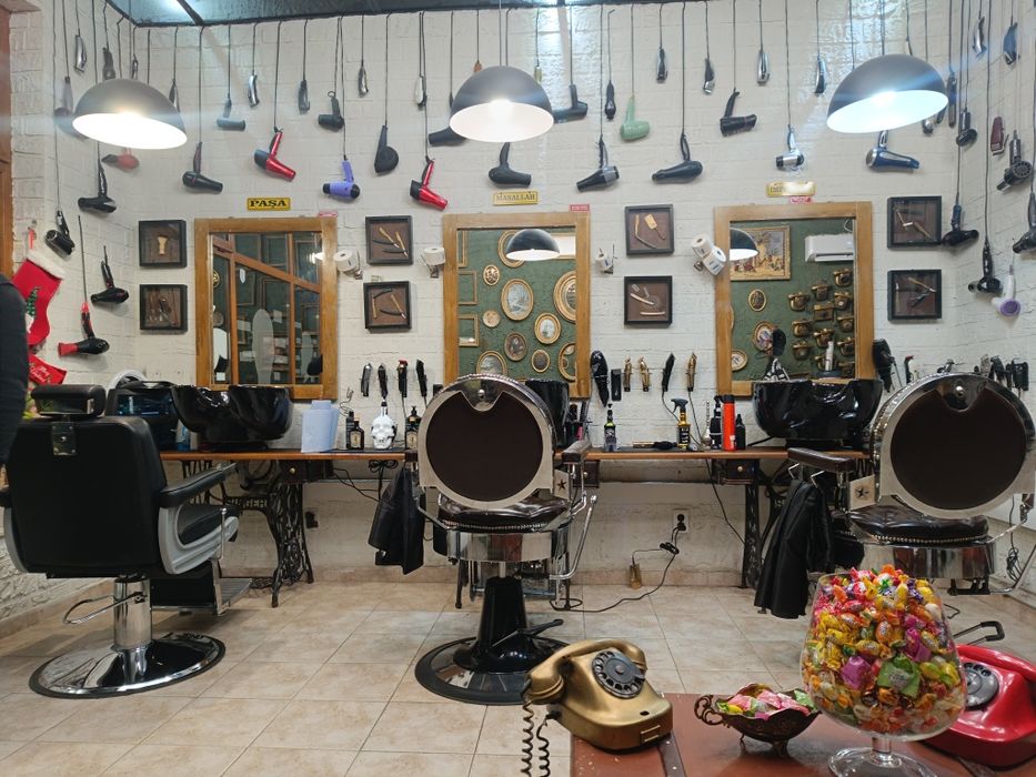 Бръснарско оборудване от салон