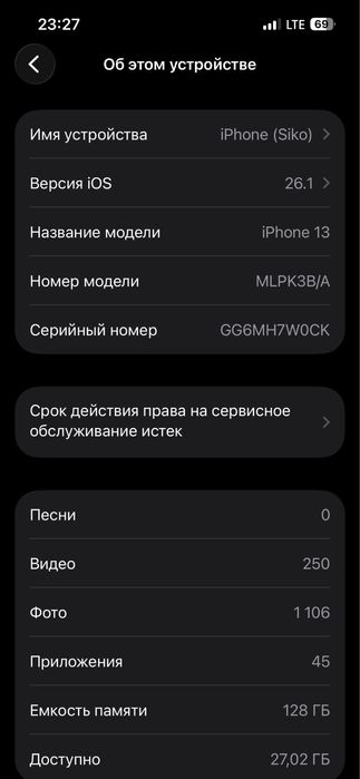 iPhone 13. 128 гб