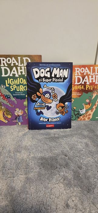 DogMan+2 carți Roald Dahl