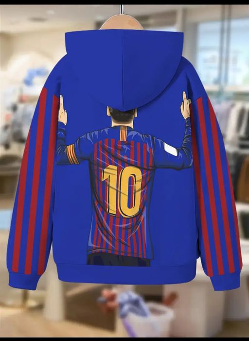 Футболен детски суитшър, Messi, 7-8г, тънко яке