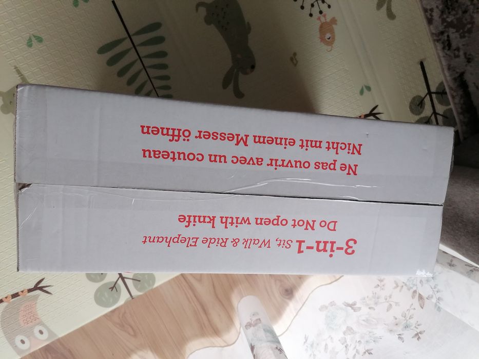 Mașinuță fără pedale, elefant, 3 un 1 - SIGILAT