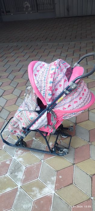 Санки зимние 3в1