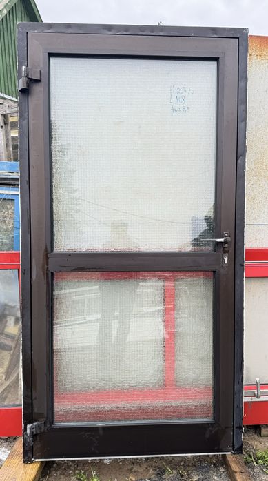 USA PIETONALA INDUSTRIALA hala alu geam termopan H208 x L 108 GARANTIE