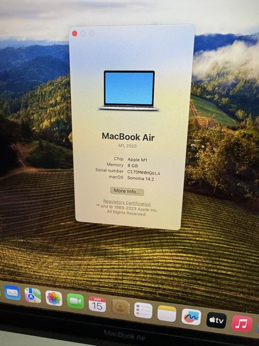 MacBook Air 13" (M1, 2020) – лаптоп в Перфектно състояние