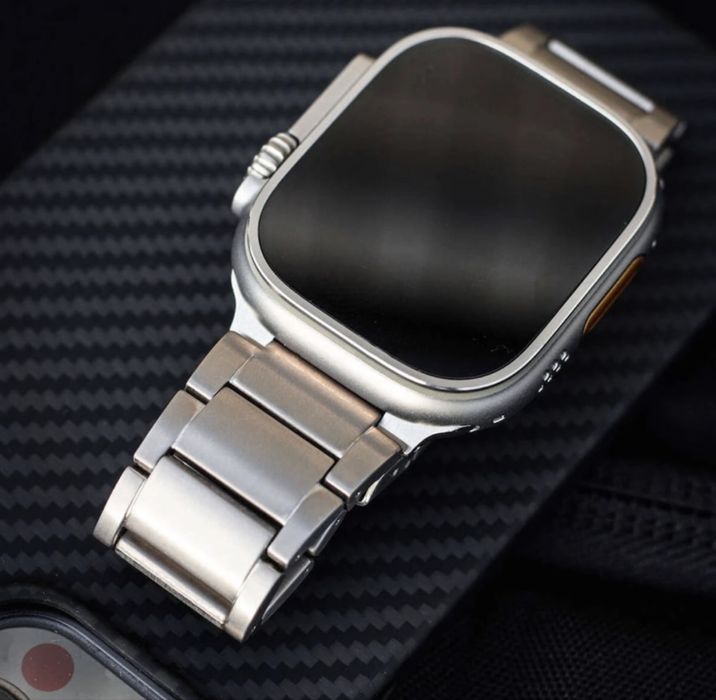 Apple Watch Ultra 2, 49mm GPS+Cellular, Titanium, Olive Alpine Loop + Curea Titanium