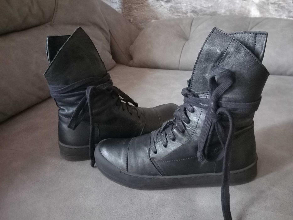 Дамски високи кецове Navvi от естествена кожа – №39