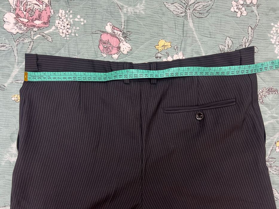 Мужской Костюм классический в мелкую полоску