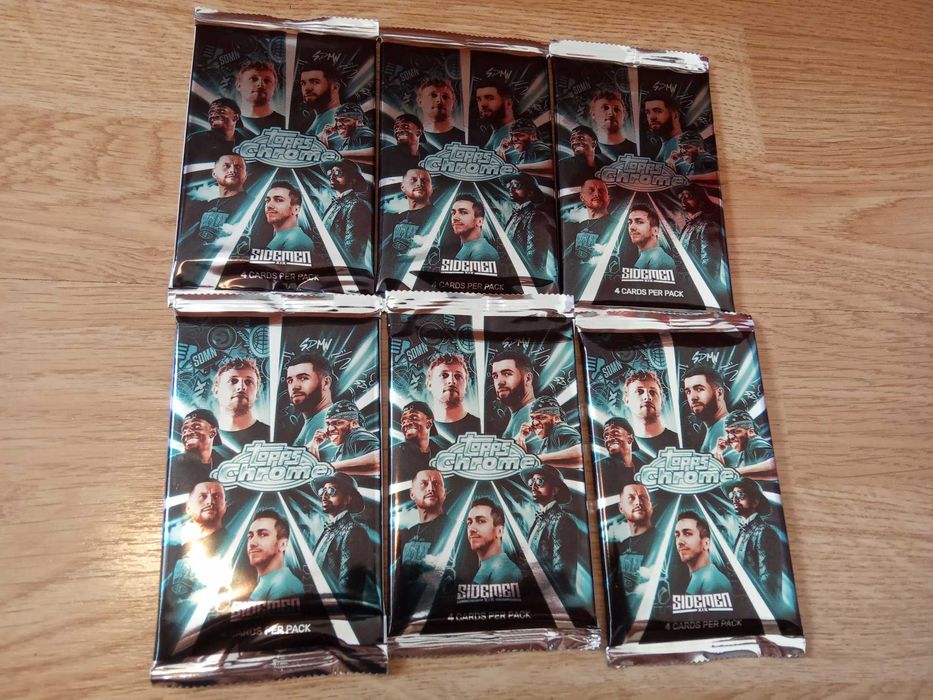 26 Pachetele cartonase Sidemen XIX topps chrome, noi, sigilate