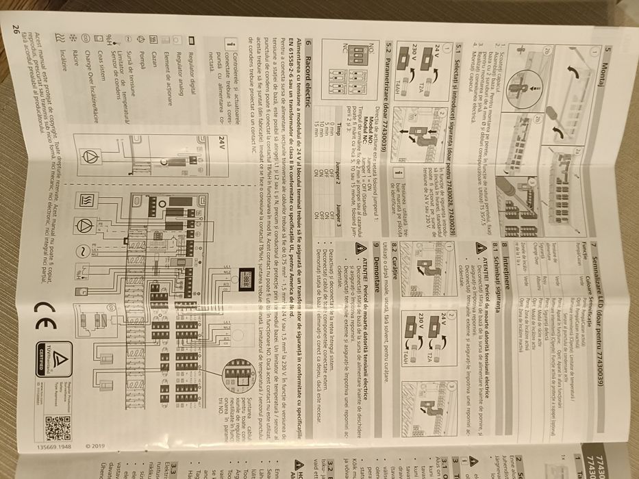Unitate comanda servomotoare Tece standard plus cu releu comanda pompa
