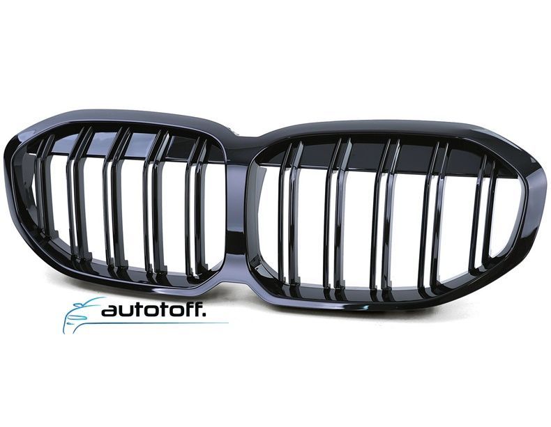 Grile duble BMW F40 F41 Seria 1 (2020+) Negru lucios