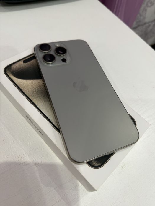 IPhone 15 pro max 256 gb, Natural Titanium