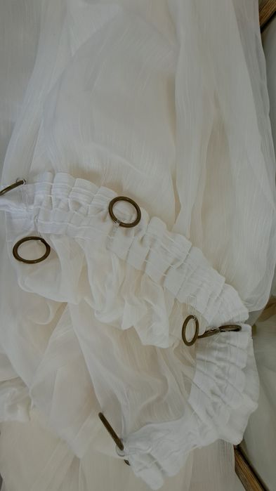 8  Draperii " Perdele  voal cu model ( pret lot  (