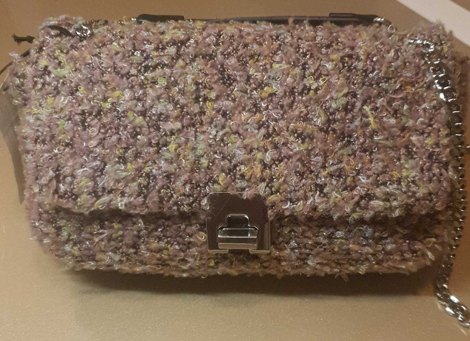 Geantă Parfois din tweed buclat NOUA , Eticheta