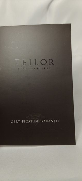 Lanț +medalion Aur 18kt,Ametist +Diamante,marca Teilor,nou