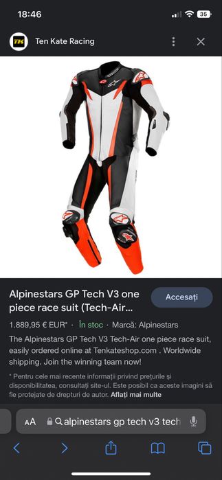 Vand combinezon Alpinestars