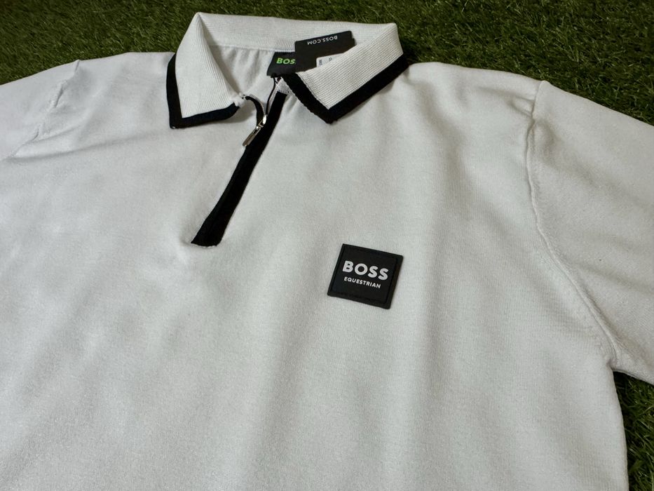 Тениска Hugo Boss с яка