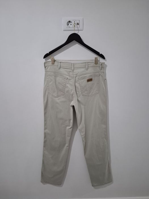 Pantaloni chino regular fit Wrangler pentru bărbați, mărime W34 L34 - L, bumbac