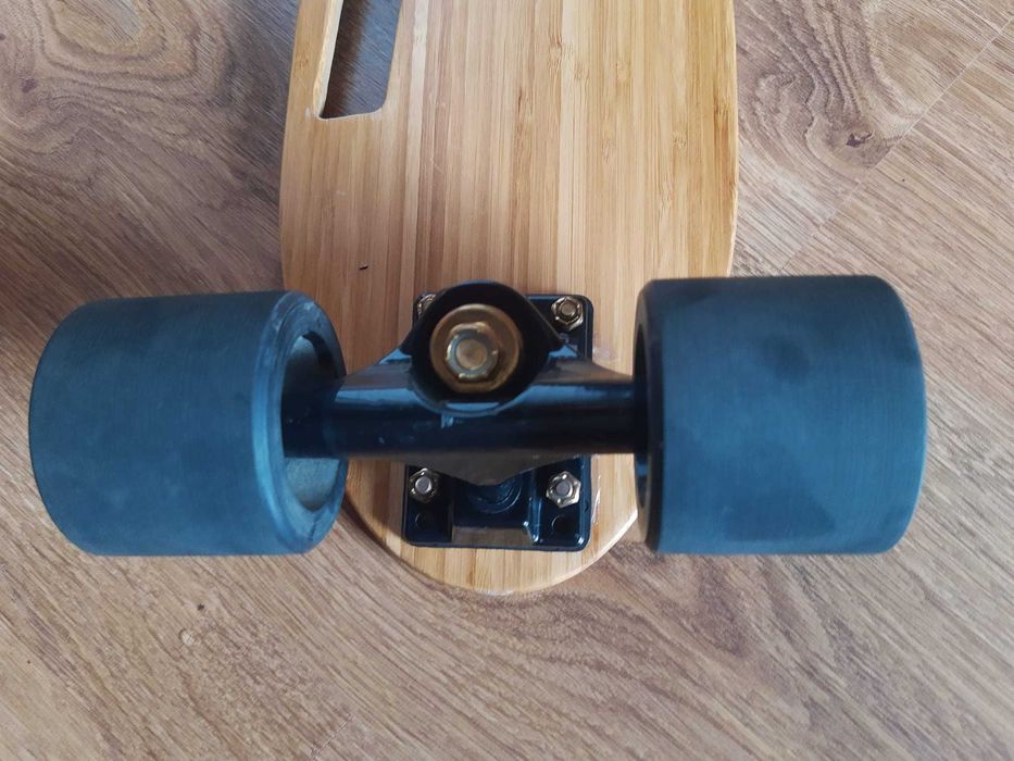 Penny board Portabil, PU, ABEC-9, Bambus, Cruiser, produs utilizat