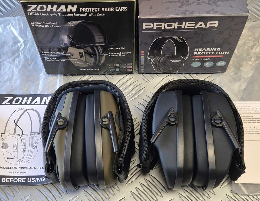 Антифони ZOHAN EM054 за Стрелба, Слушалки за защита на слуха PROHEAR антифони