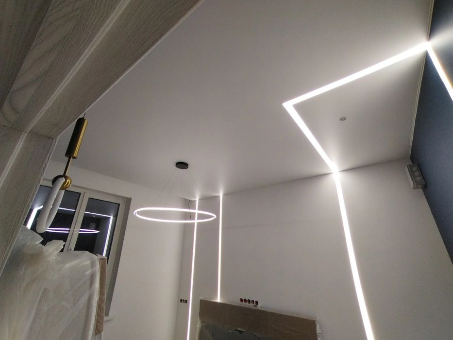 Натяжные потолки.