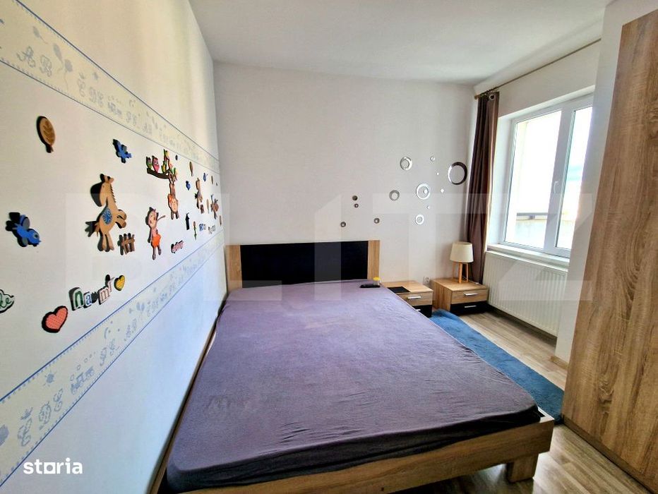 Apartament 2 camere, 46 mp, mobilat si utilat, parcare, zona Kik