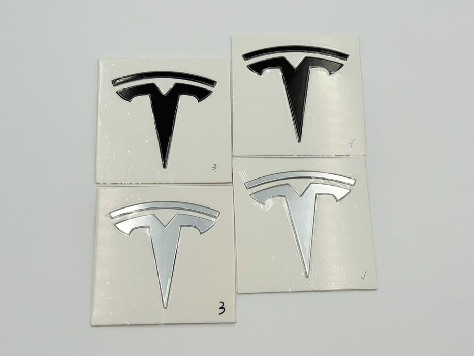 Set Embleme Compatibile TESLA fata/spate