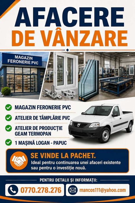 Vand afacere la cheie