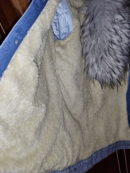 Продам джинсовку с мехом