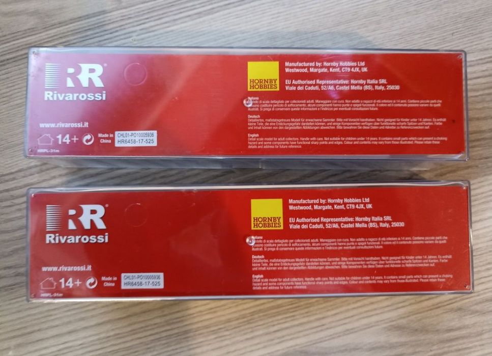 Rivarossi vagoane de transport auto scara H0 
Roti metalice izolate 
E