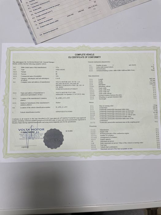 Se vinde scuter electric voltarom
