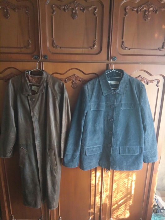 Geci piele naturala si ecologica + fusta piele naturala