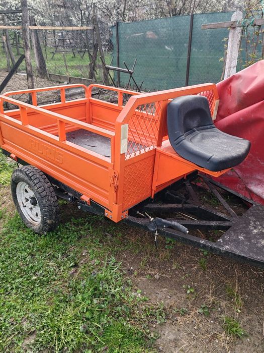 Motocultor diesel+remorca