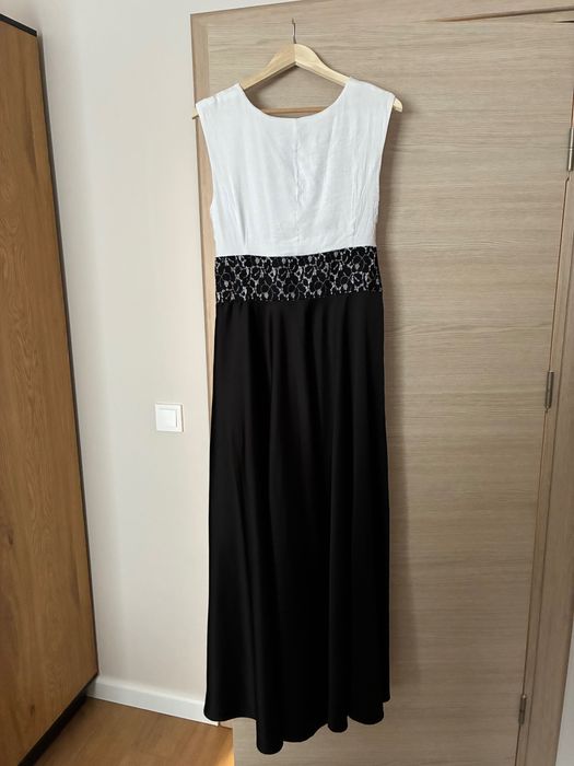 Елегантна черно-бяла рокля Danini – размер BG 48 / EU 42 / GB 12