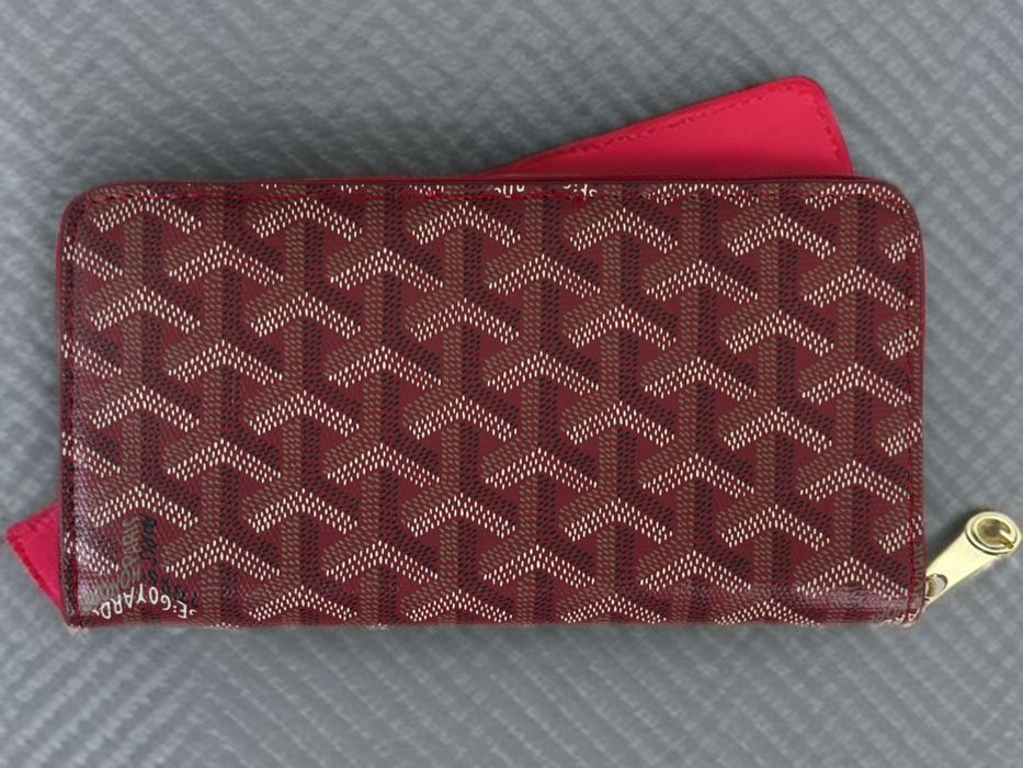 Goyard Wallet Red Нов