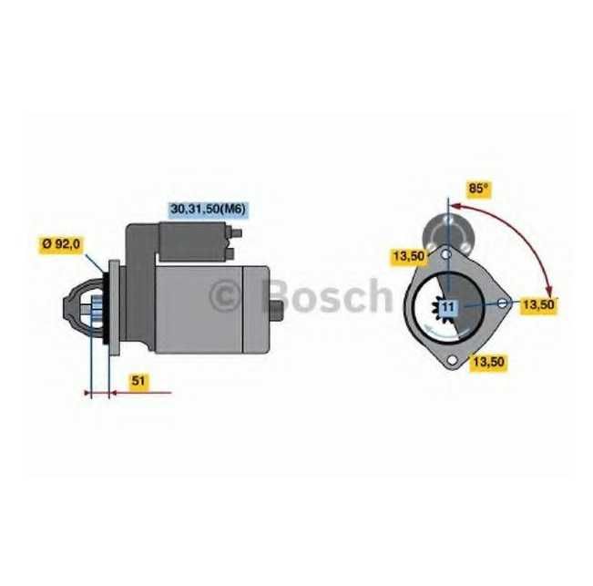 Electromotor BOSCH 0 986 017 320